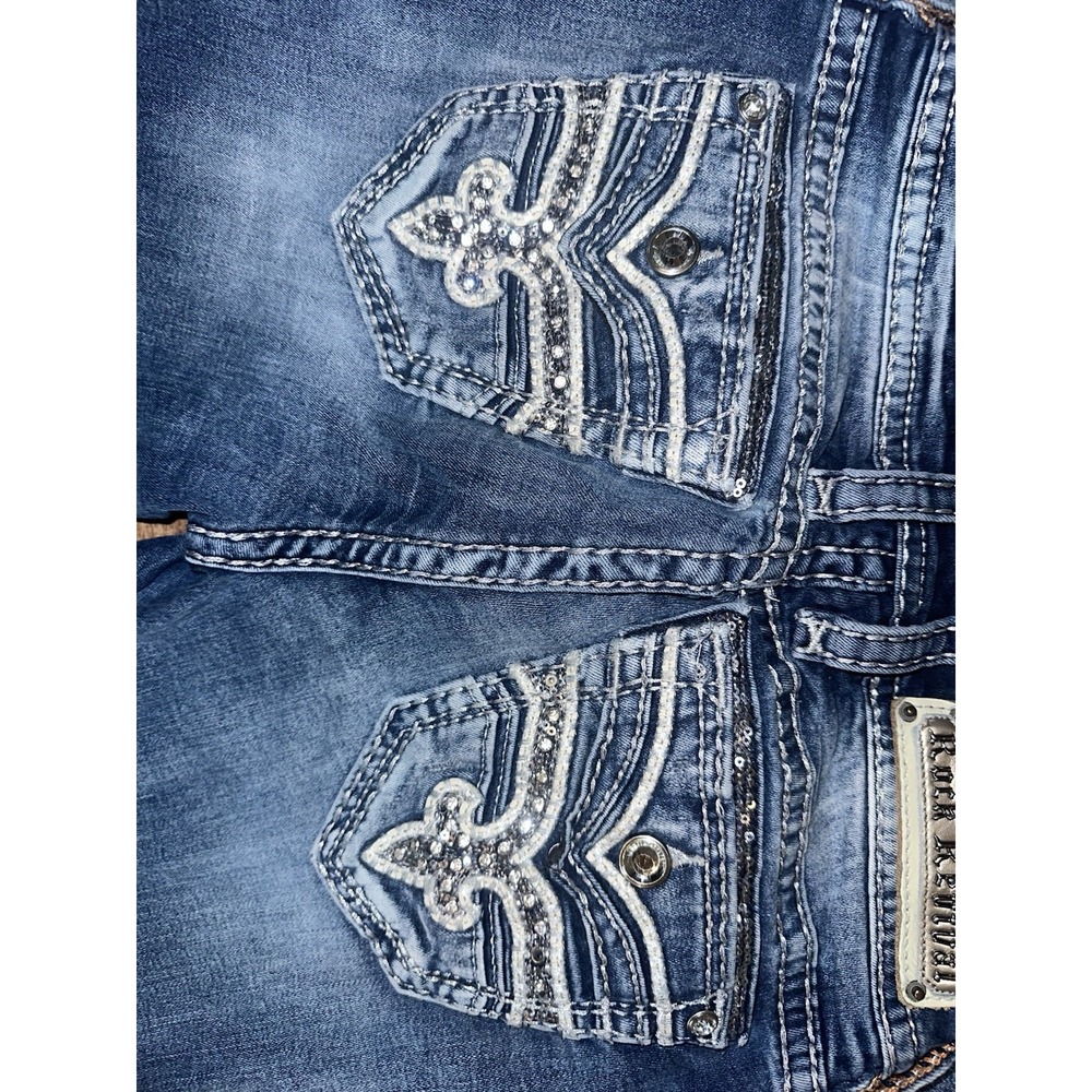 Rock revival eilis Boot Stretch jeans Women's Size 27/34 - Picture 11 of 12